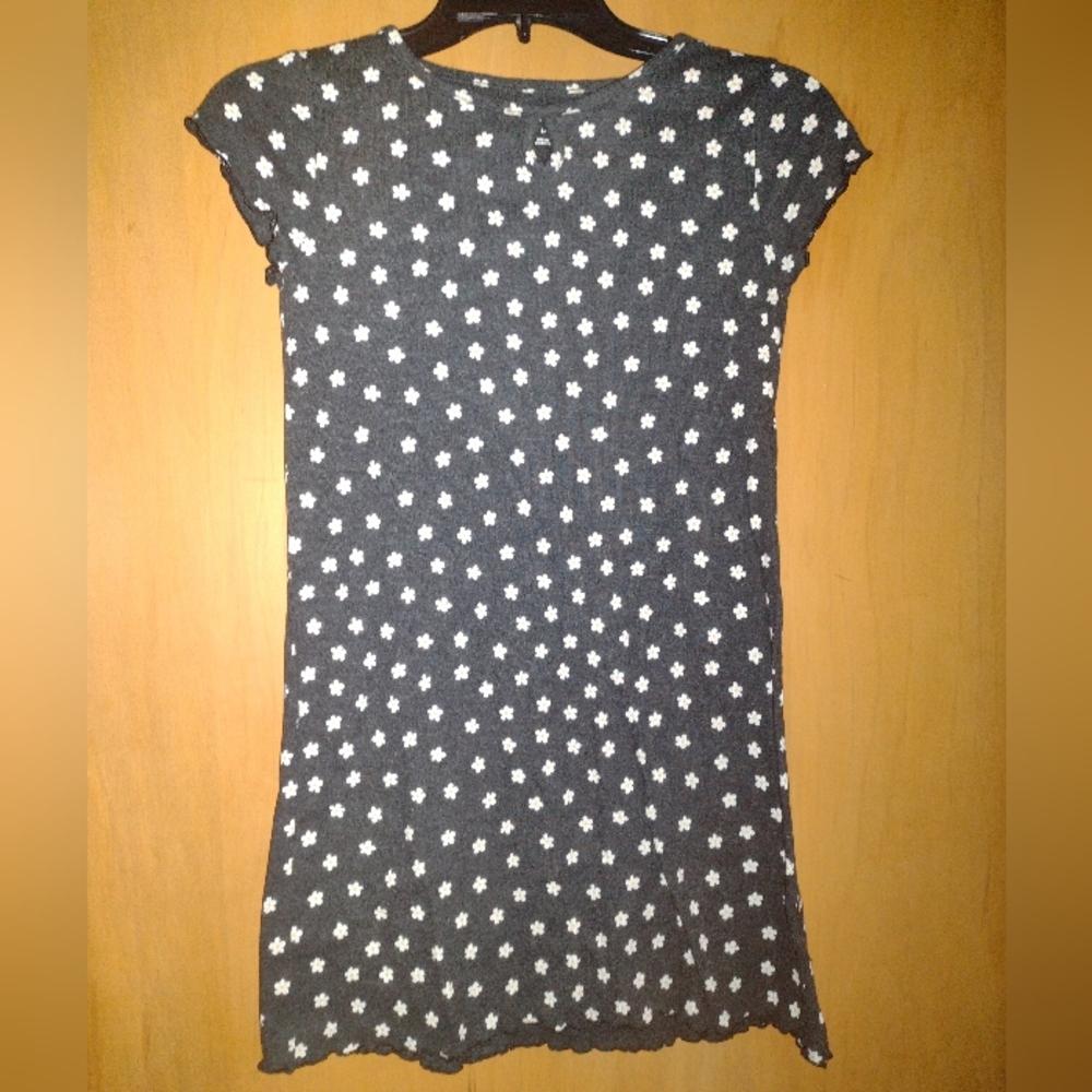 Art Class Girl's Black Flower Dress Size Large (10/12)